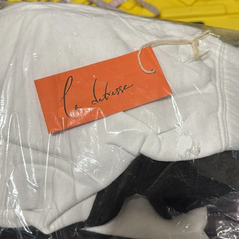 La Detresse The Lovers Leo Jogger Pants Size Sm - Black & White NWT